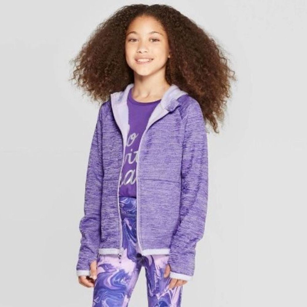 C9 Champion Lavender Cozy Fleece Full Zip Hoodie